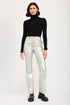 METALLIC FLARED PANTS STYLE SOURCE