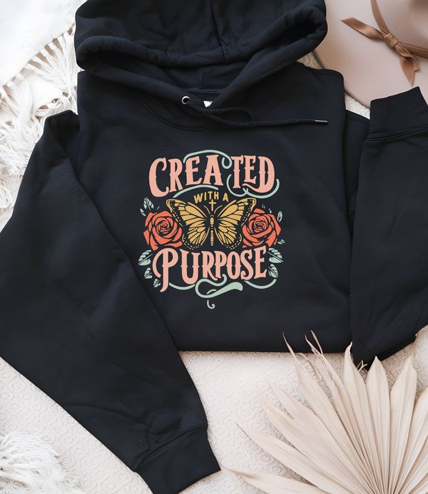 Created with Purpose Graphic Hoodie STYLE SOURCE