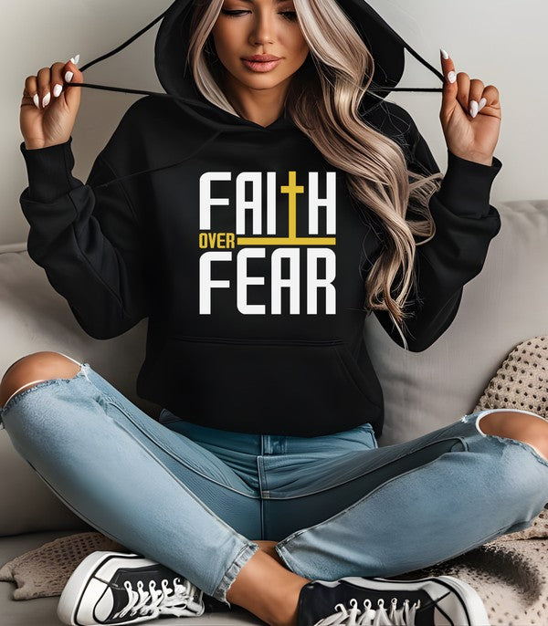 Faith over Fear Graphic Hoodie STYLE SOURCE