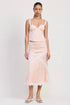 MID SATIN SKIRT WITH LACE DETAIL STYLE SOURCE