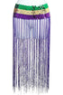 Mardi Gras Sequins Stretchy Fringe Curtain Belt STYLE SOURCE