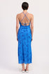 CROSSBACK HALTER NECK MAXI DRESS STYLE SOURCE