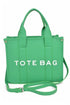 Faux Leather Small Fashion Tote Bag STYLE SOURCE
