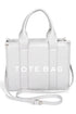 Faux Leather Small Fashion Tote Bag STYLE SOURCE