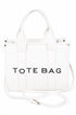 Faux Leather Small Fashion Tote Bag STYLE SOURCE