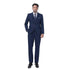 Men's 2 Piece 1-Bt Double Vent Solid Color Suit STYLE SOURCE