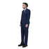 Men's 2 Piece 1-Bt Double Vent Solid Color Suit STYLE SOURCE