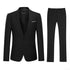 Men's 2 Piece 1-Bt Double Vent Solid Color Suit STYLE SOURCE