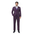 Men's 2 Piece 1-Bt Double Vent Solid Color Suit STYLE SOURCE