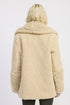FUR TRIMMED FLEECE JACKET WITH POCKETS STYLE SOURCE
