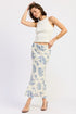 MERMAID MAXI SKIRT WITH LACE TRIM STYLE SOURCE