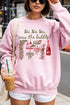 Pass the Bubbly Christmas Graphic Sweatshirt for Women STYLE SOURCE