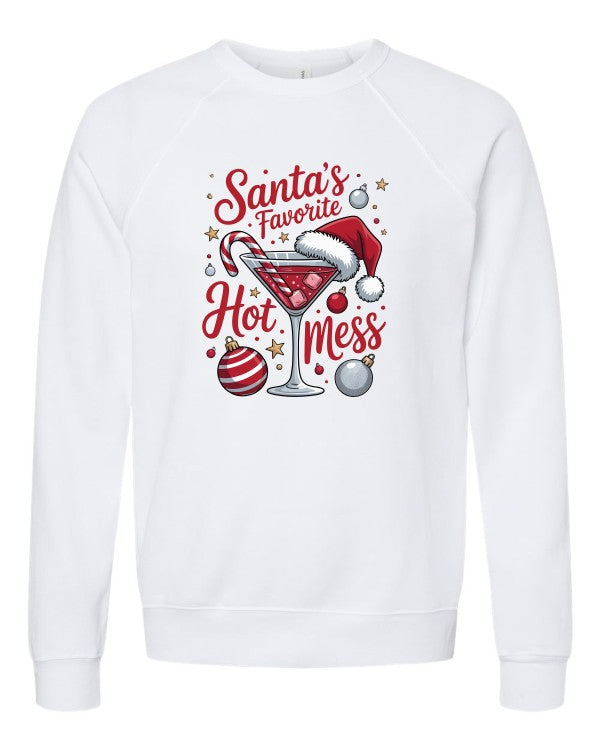 Santa's Favorite Mess Premium Graphic Sweatshirt STYLE SOURCE