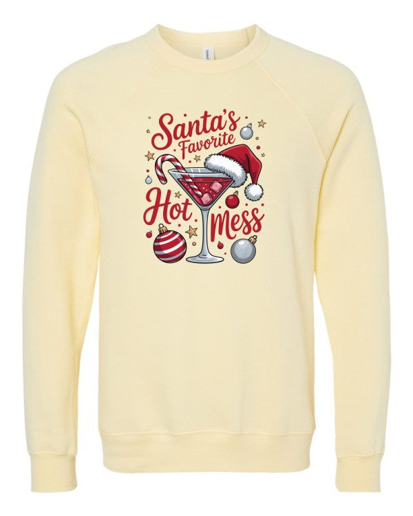 Santa's Favorite Mess Premium Graphic Sweatshirt STYLE SOURCE
