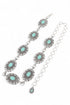 Faux Stone Western Concho Chain Belt STYLE SOURCE