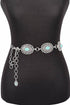 Faux Stone Western Concho Chain Belt STYLE SOURCE
