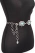 Faux Stone Western Concho Chain Belt STYLE SOURCE