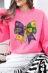 Mardi Gras Bow Block Graphic Sweatshirt STYLE SOURCE