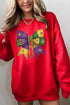 Mardi Gras Bow Block Graphic Sweatshirt STYLE SOURCE