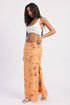 LOW WAIST BEADED MAXI SKIRT WITH SLIT STYLE SOURCE