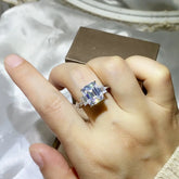 5 Carat Moissanite 925 Sterling Silver Ring STYLE SOURCE