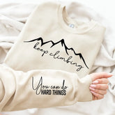 Keep Climbing Graphic Sweatshirt STYLE SOURCE