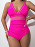 V-Neck One-Piece Swimwear STYLE SOURCE