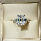 5 Carat Moissanite 925 Sterling Silver Ring STYLE SOURCE
