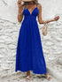 Crisscross V-Neck Maxi Cami Dress STYLE SOURCE