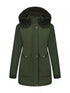 Full Size Fur Hooded Warm Winter Parka Outerwear Plus Size STYLE SOURCE