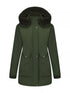 Full Size Fur Hooded Warm Winter Parka Outerwear Plus Size STYLE SOURCE