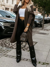 Open Front Longline Knit Cardigan STYLE SOURCE