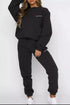 Round Neck Sweatshirt and Joggers Set STYLE SOURCE