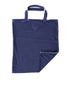 Prada Blue Jersey Fabric Logo Shoulder Shopping Tote Shopping Bag STYLE SOURCE