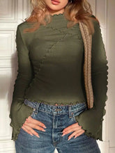 Lettuce Edge Flare Sleeve Top STYLE SOURCE