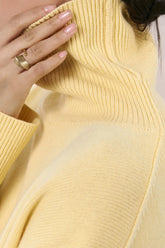 Basic Bae Turtleneck Long Sleeve Dropped Shoulder Sweater STYLE SOURCE