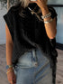 Cable Knit Sweater Vest STYLE SOURCE