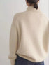 Turtleneck Dropped Shoulder Sweater STYLE SOURCE