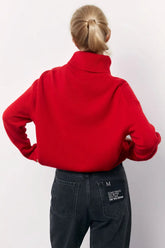 Basic Bae Turtleneck Long Sleeve Dropped Shoulder Sweater STYLE SOURCE