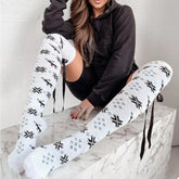 Christmas Bow Knee-High Socks STYLE SOURCE