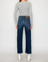 AT1029STD - High Rise Ankle Straight Jeans - Weste STYLE SOURCE