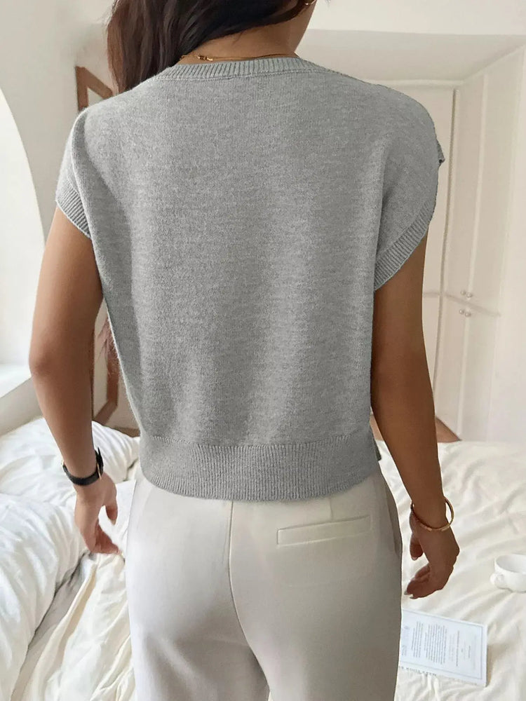 Flower One Shoulder Sweater STYLE SOURCE