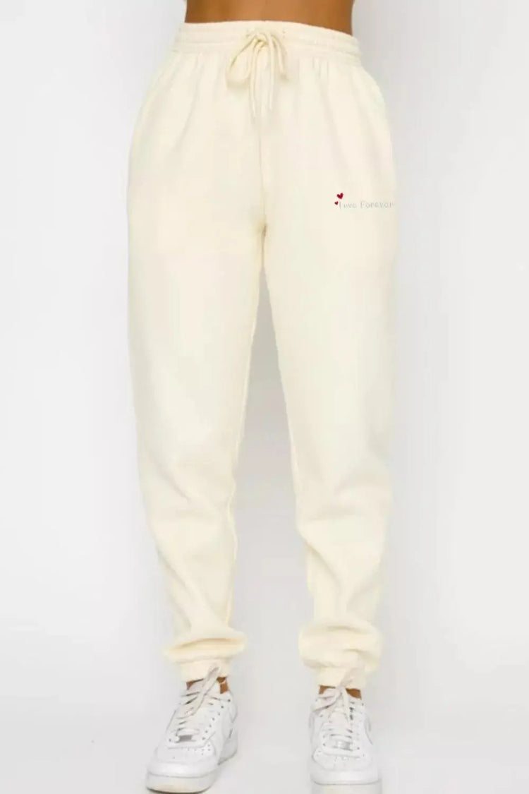 Round Neck Sweatshirt and Joggers Set STYLE SOURCE