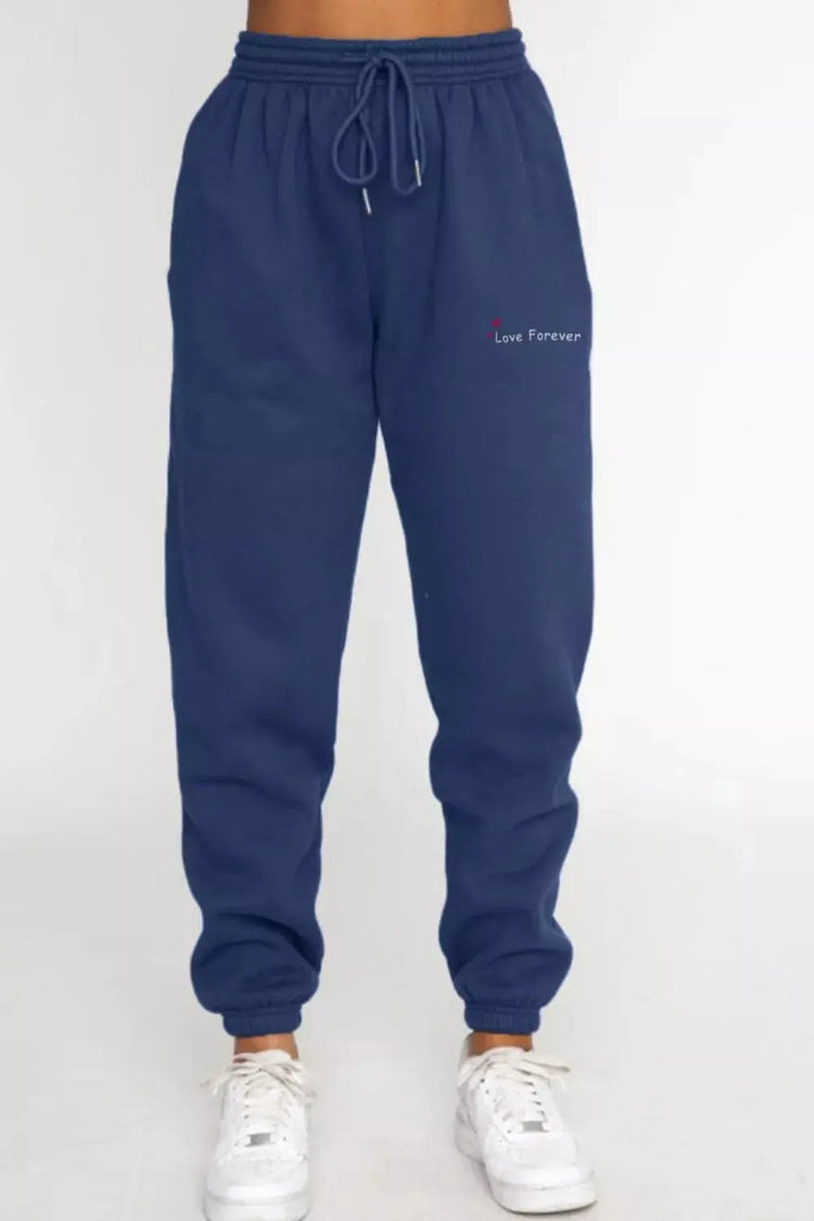 Round Neck Sweatshirt and Joggers Set STYLE SOURCE