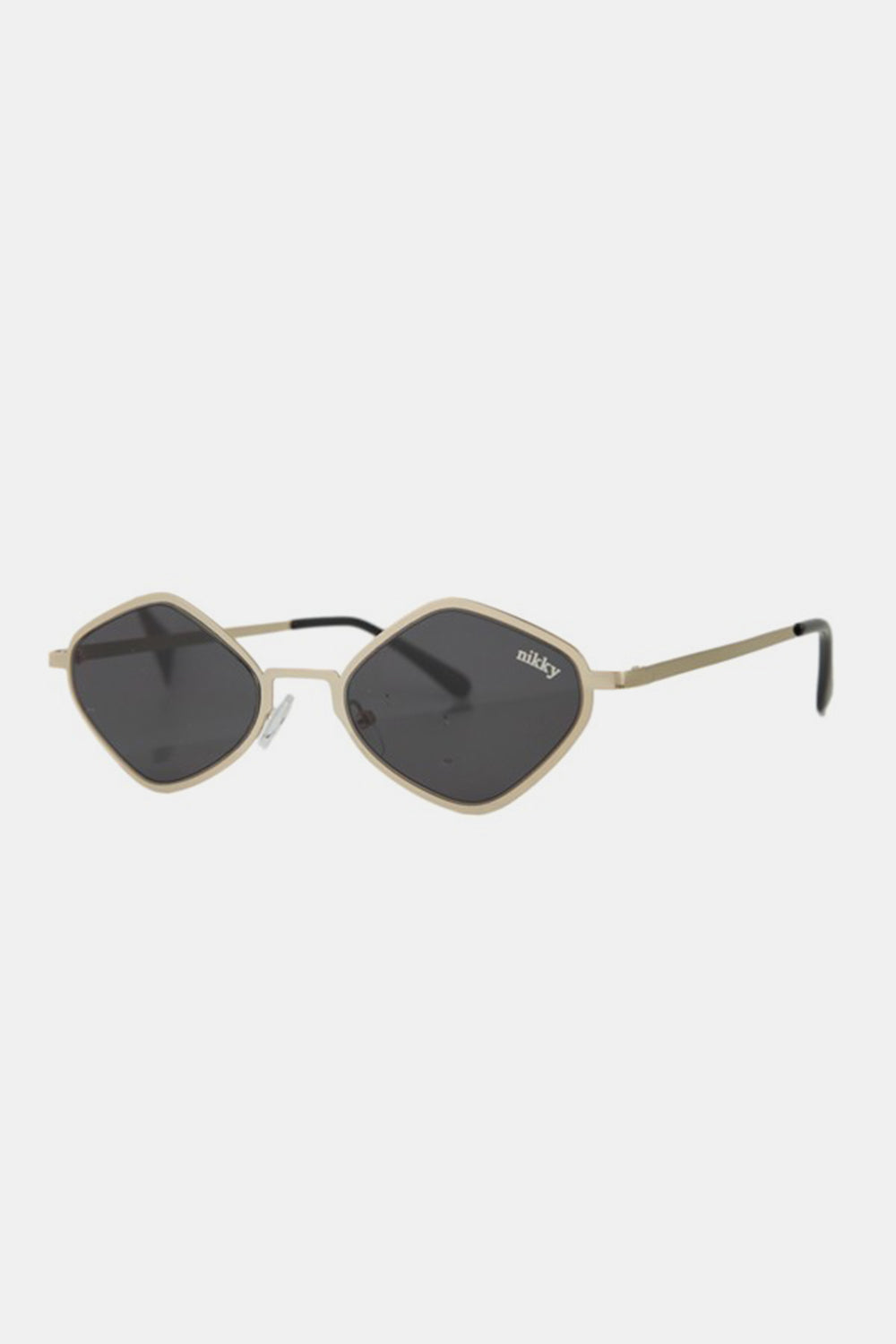 Nicole Lee USA Metal Frame Geometric Sunglasses STYLE SOURCE