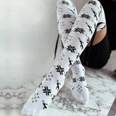 Christmas Bow Knee-High Socks STYLE SOURCE