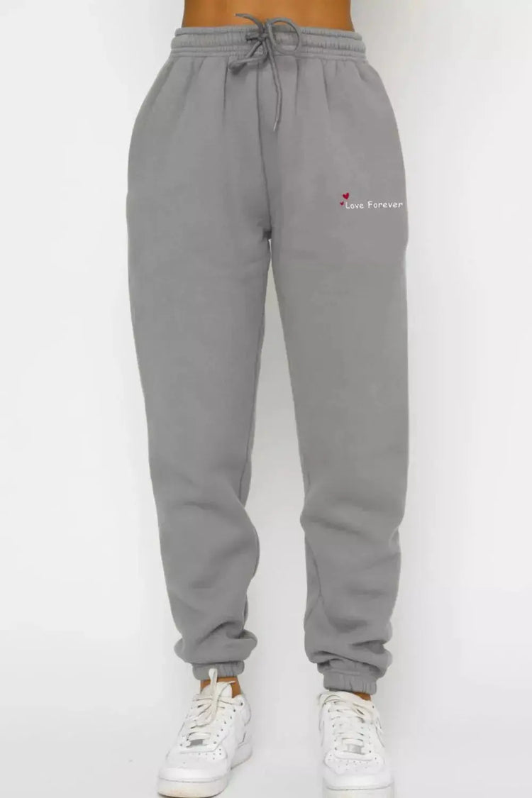 Round Neck Sweatshirt and Joggers Set STYLE SOURCE