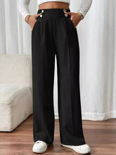Full Size High-Waisted Wide-Leg Pants Plus Size STYLE SOURCE