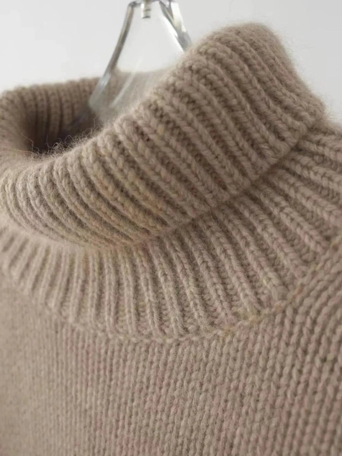Turtleneck Dropped Shoulder Sweater STYLE SOURCE