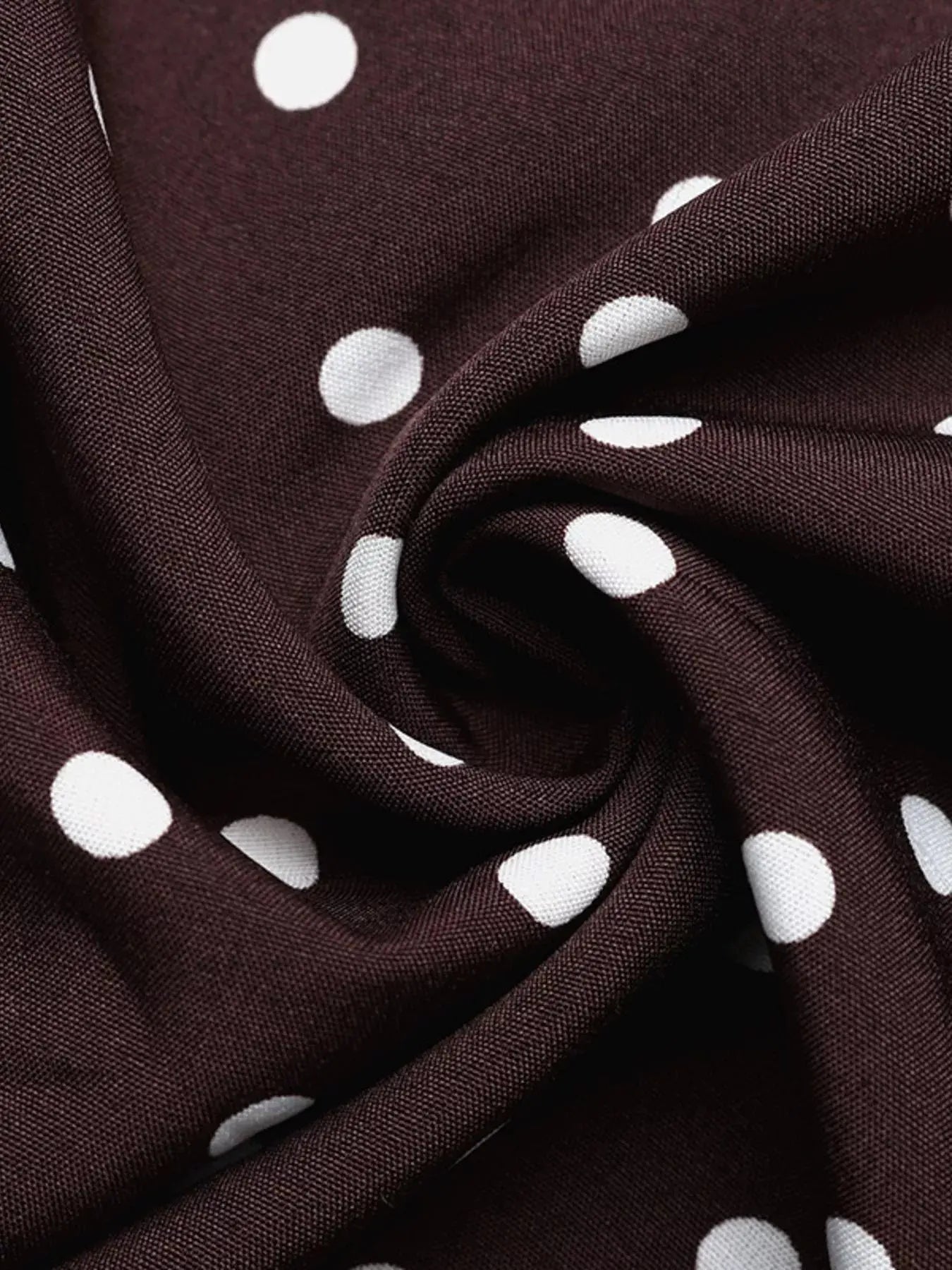 Halter Neck Polka Dot Maxi Dress STYLE SOURCE